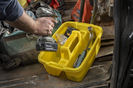 Red Gorilla - Plastic Tote Tray - Tidee Tray Yellow