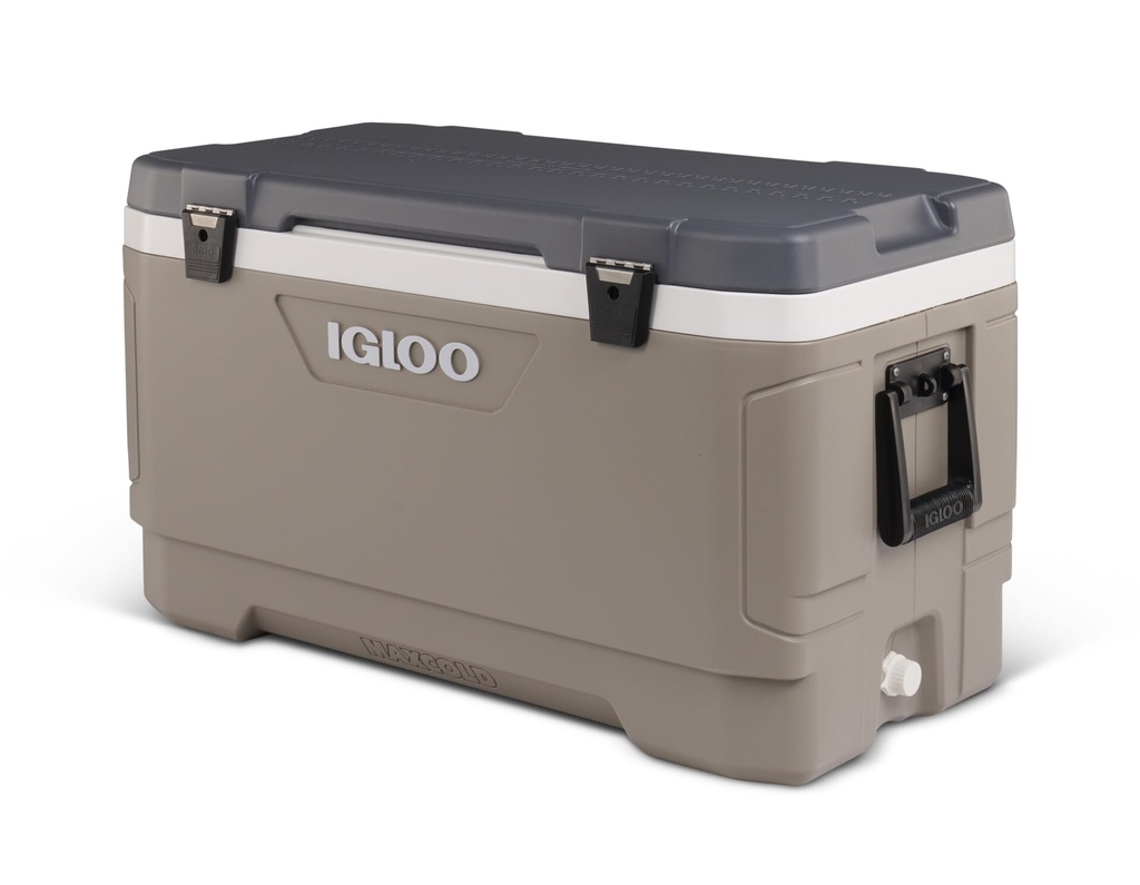 [00050535] IGLOO-Maxcold Latitude 100 Cooler  - Sandstone/Carbonite Image 