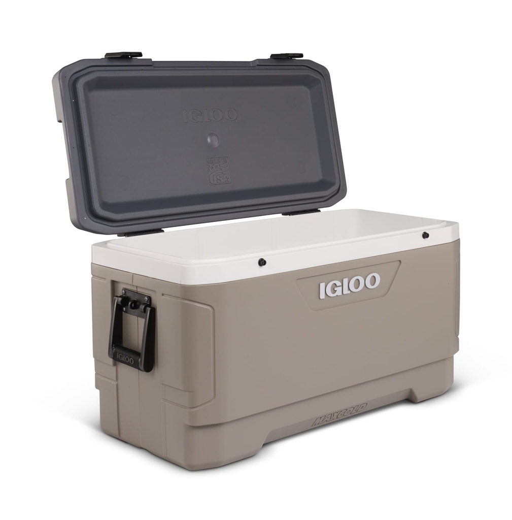 [00050535] IGLOO-Maxcold Latitude 100 Cooler  - Sandstone/Carbonite Image 