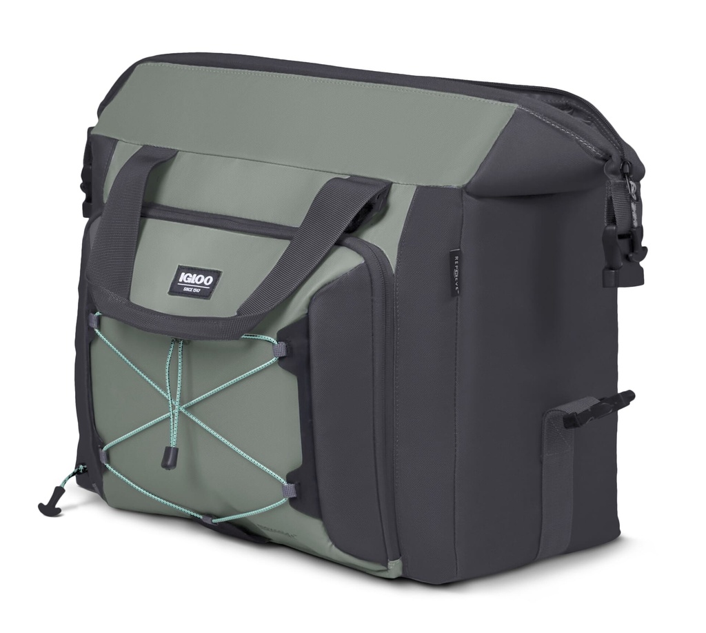 [00066312] IGLOO-Snapdown 36 Maxcold Voyager Cooler Bag - Gray  Image 