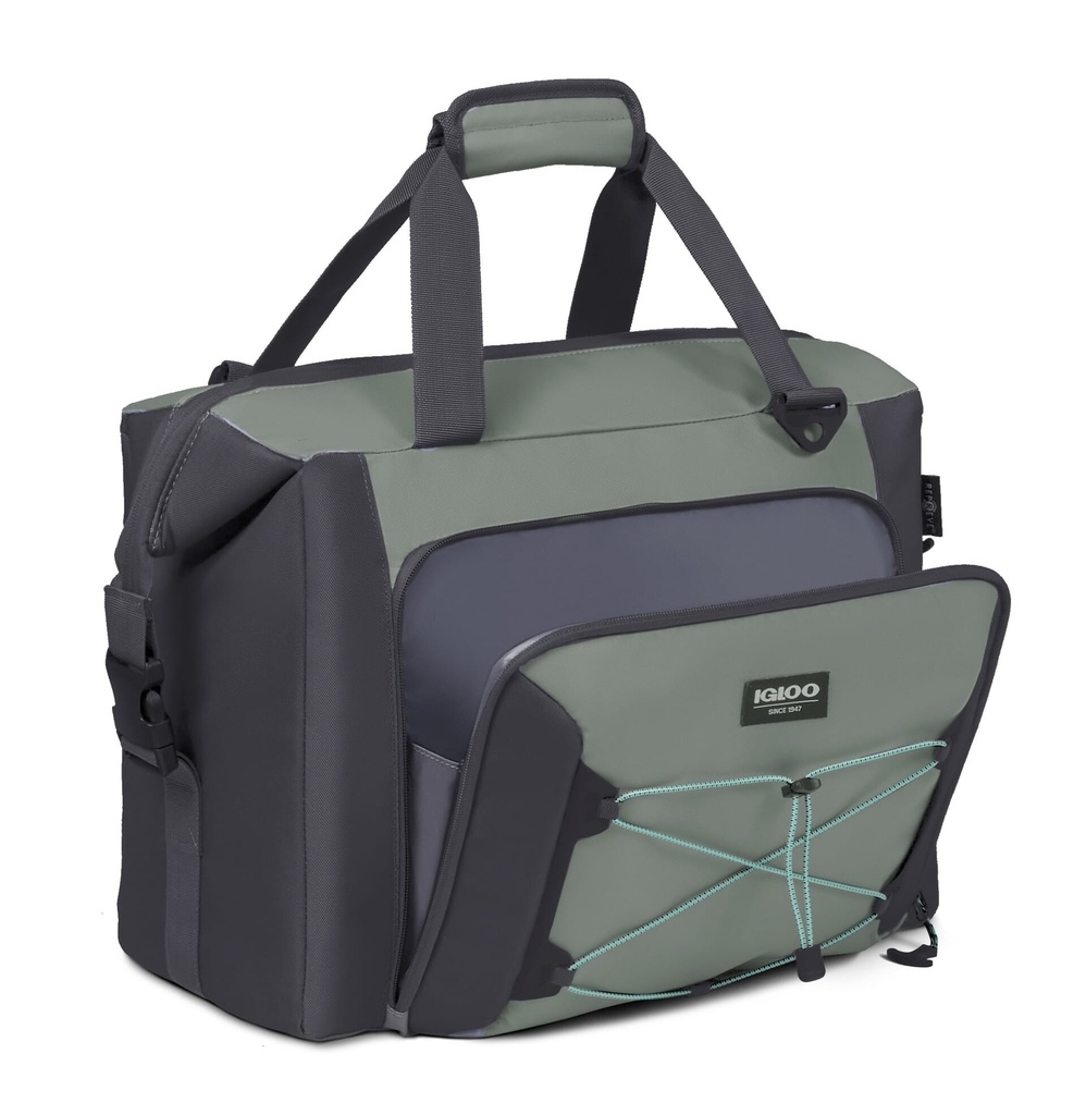 [00066312] IGLOO-Snapdown 36 Maxcold Voyager Cooler Bag - Gray  Image 