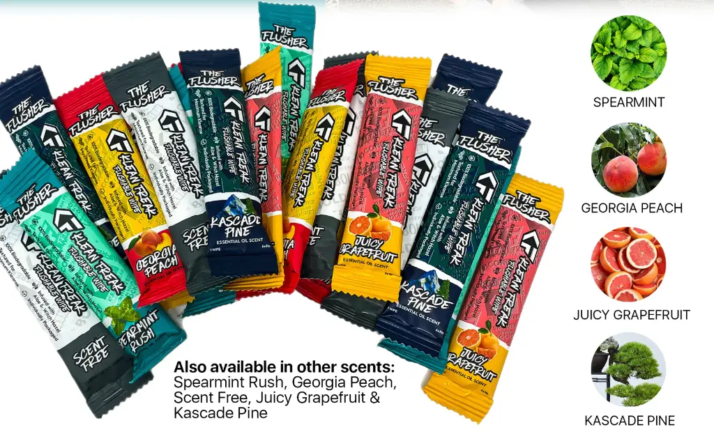 [FDSF20] KLEAN FREAK - The Flusher 20 Pack - Scent Free Image 