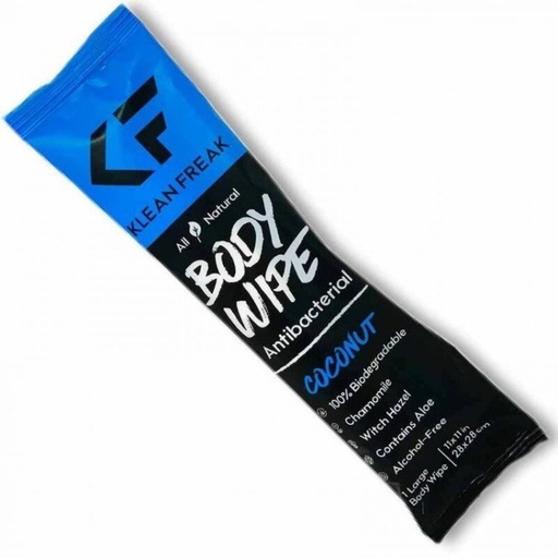 Klean Freak - Body Wipes - 100 Pack - Coconut
