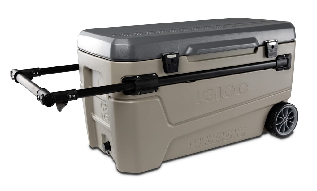 [00034686] IGLOO-Sportsman Sunset Glide 110 Cooler Box - Sandstone / Carbonite Image 