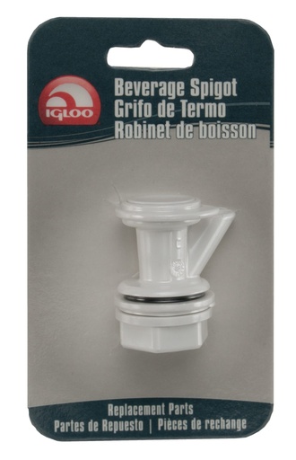 IGLOO-Standard Push Button Spigot For 2-10 Gallon Water Jug - White 