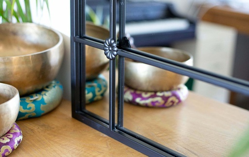 La Hacienda - Arundel Black Arched Mirror