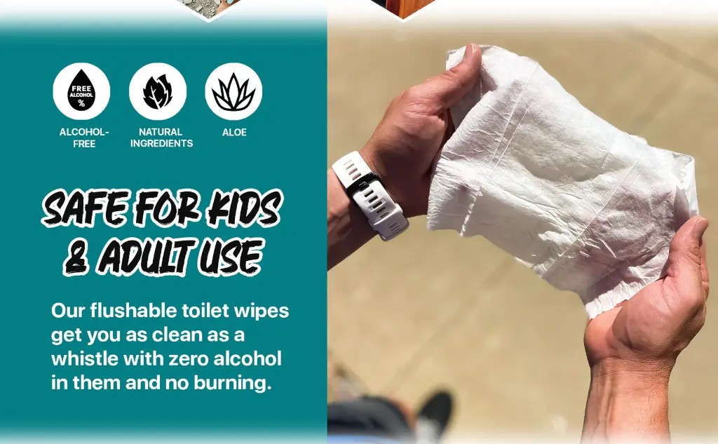 [FSJG01] Klean Freak - The Flusher wipes - Single Sachet - Juicy Grapefruit Image 
