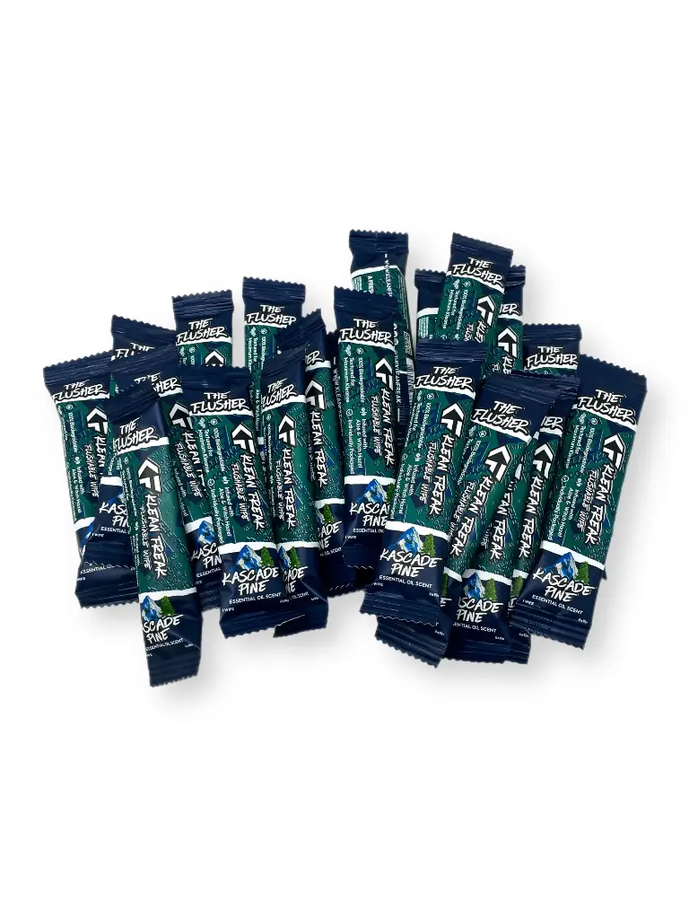 [FSKP01] Klean Freak - The Flusher wipes - Single Sachet - Kascade Pine Image 