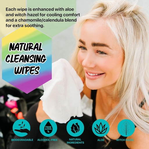 Klean Freak Body Wipes - Mini Master Pack 12 - Coconut Body Wipes 