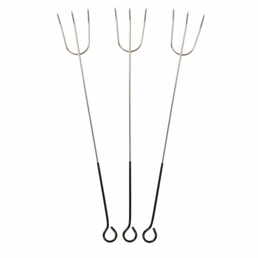 La Hacienda - 3-Piece Toasting Fork -Silver