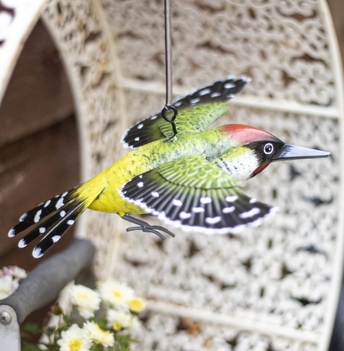 La Hacienda - Metal Woodpecker in Flight