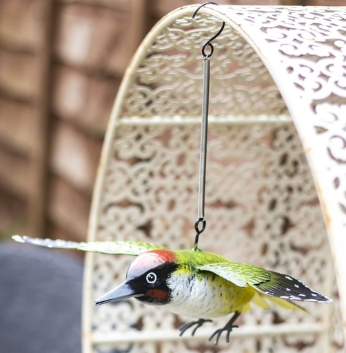La Hacienda - Metal Woodpecker in Flight