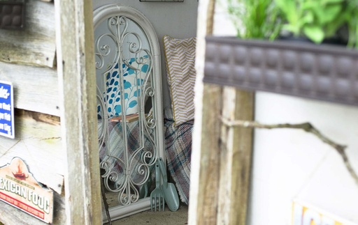 La Hacienda - Scrolled Arch Mirror