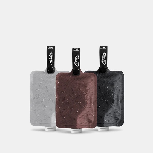 Matador - FLatPak Toiletry Bottle (3-Pack) - Multi 2: Charcoal, Garnet, Arctic White