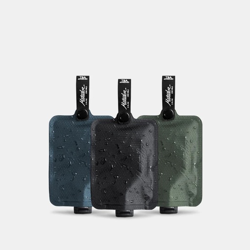 Matador - FLatPak Toiletry Bottle (3-Pack) - Multi 2: Charcoal, Garnet, Arctic White