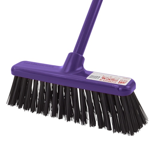 Red Gorilla - 30cm Gorilla Broom - 30cm broom head and handle Purple