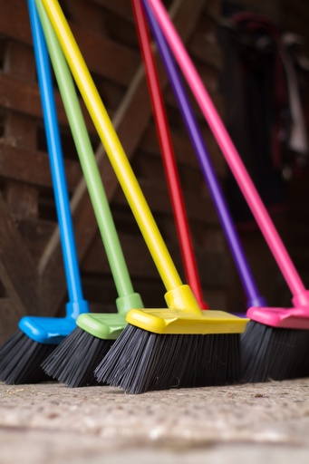Red Gorilla - 30cm Gorilla Broom - 30cm broom head and handle Purple