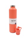[DB04005A-S] Moya "Coral Reef" 1L Insulated Sustainable Water Bottle Coral Spout Lid Image 