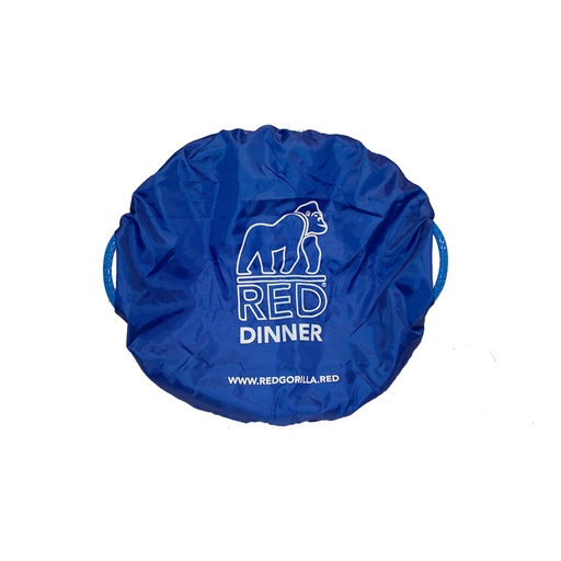 Red  Gorilla - Tubcovers - Medium Blue Breakfast/Dinner Covers