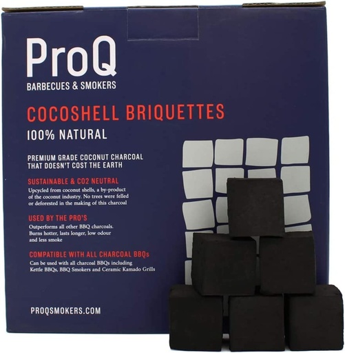 ProQ Cocoshell Charcoal Briquettes 10kg