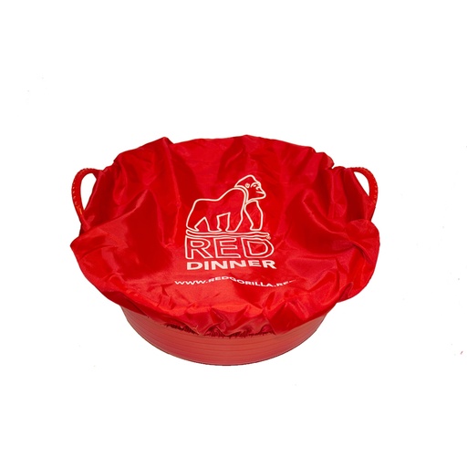 Red  Gorilla - Tubcovers - Medium Red Breakfast/Dinner Covers 