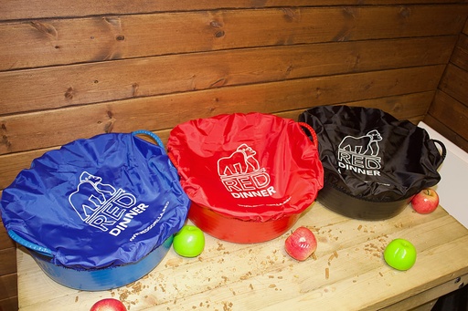 Red  Gorilla - Tubcovers - Medium Red Breakfast/Dinner Covers 