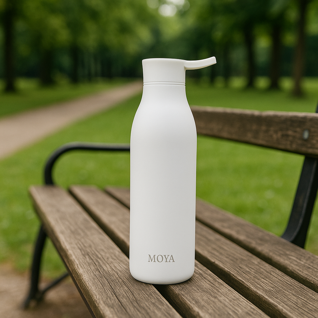 [S4604V-11] Moya Sustainable "Blue Lagoon" 460ml White Image 