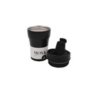 [HV133-BB-19] Moya "Low Tide" 250ml Travel Coffee Mug Black/Black Image 