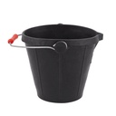 [B1.] Red  Gorilla - Tyre Rubber Buckets - Super 3 Bucket With Lugs Image 
