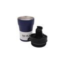 [HV133-BN-19] Moya "Low Tide" 250ml Travel Coffee Mug Black/Navy Image 