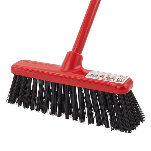 Red Gorilla - - 30cm broom head and handle -Red
