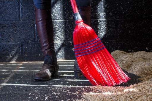 Red Gorilla - Deluxe Brooms - Deluxe Corn broom Standard Red