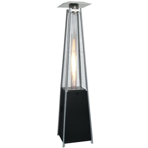 Pyramid Style Gas Patio Heater In Black