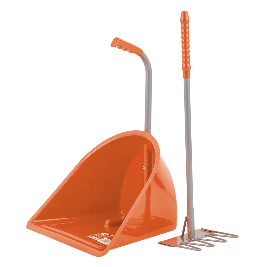 [TD1000.O] Red  Gorilla - Teenie Tidee & Traditional Rake - Orange (Tiny Tidee + Rake) Image 
