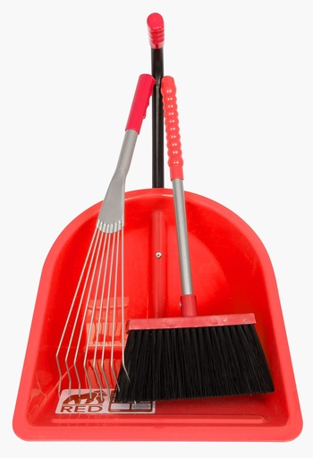 Red  Gorilla - Teenie Tidee Companion Set - Red (Tiny Tidee + Rake + Broom)