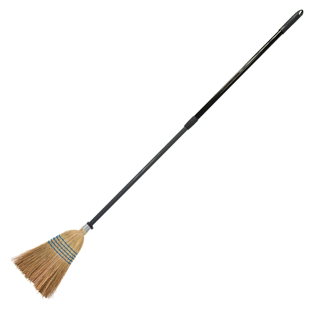 [SP.TELE/CORN/STD] Red  Gorilla - Telescopic Corn Brooms - Telescopic Handle with Standard Corn Broom Head Image 