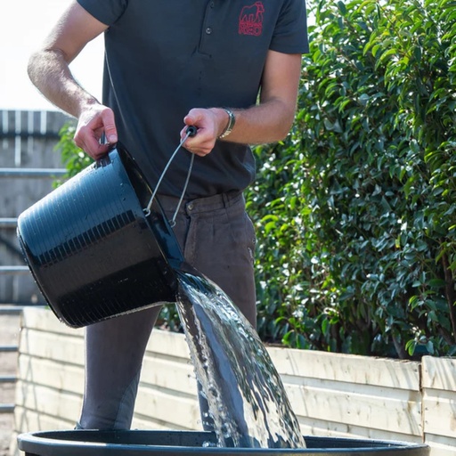 Red  Gorilla -  Premium Buckets - Premium Black Bucket 15L