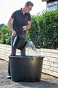 [PRM.BK] Red  Gorilla -  Premium Buckets - Premium Black Bucket 15L Image 