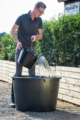 Red  Gorilla -  Premium Buckets - Premium Black Bucket 15L