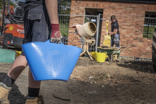 Red  Gorilla -  Tubs & Recycled Black Tubs - Large 38L Blue
