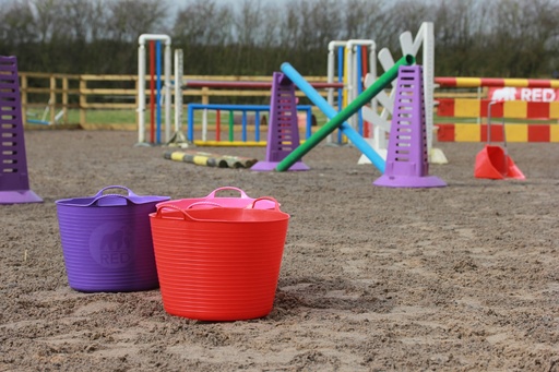 Red  Gorilla -  Tubs & Recycled Black Tubs - Large 38L Purple
