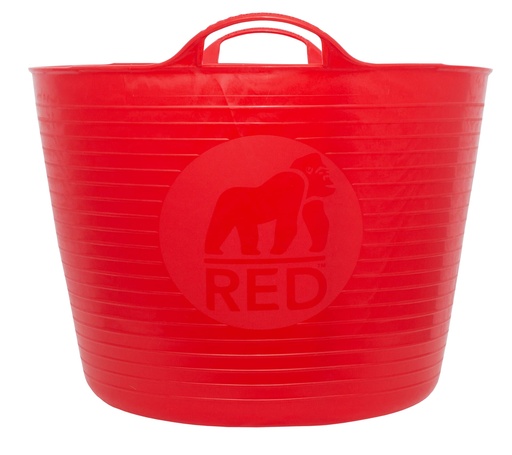 Red  Gorilla -  Tubs & Recycled Black Tubs - Large 38L Red