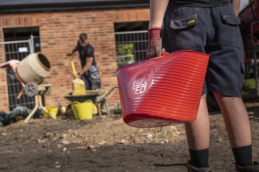 Red  Gorilla -  Tubs & Recycled Black Tubs - Large 38L Red