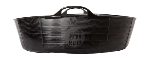 Red  Gorilla -  Tubs & Recycled Black Tubs - Large Shallow 35L Black 