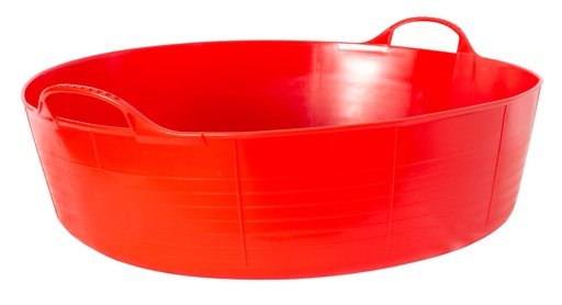 Red  Gorilla -  Tubs & Recycled Black Tubs - Large Shallow 35L Red