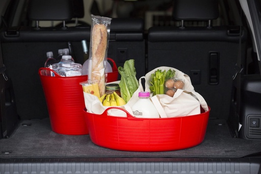 Red  Gorilla -  Tubs & Recycled Black Tubs - Large Shallow 35L Red