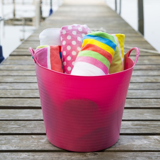 Red  Gorilla -  Tubs & Recycled Black Tubs - Medium 26L Pink