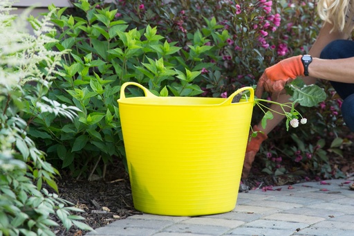Red  Gorilla -  Tubs & Recycled Black Tubs - Medium 26L Yellow