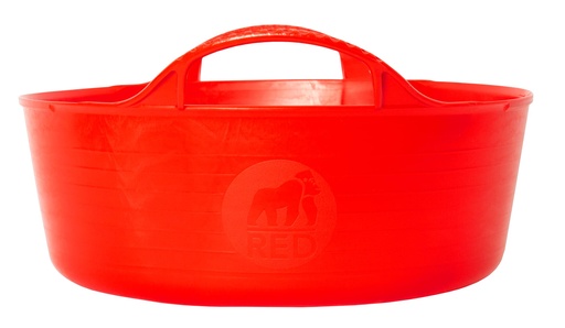 Red  Gorilla -  Tubs & Recycled Black Tubs - Mini Shallow 5L Red