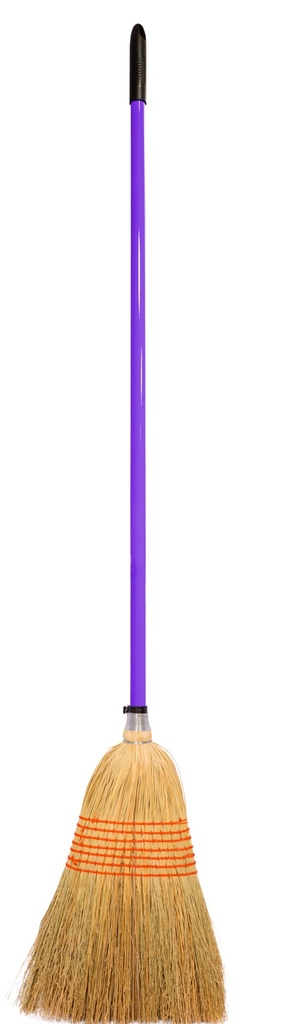 [SP.CORNLG.P] Red  Gorilla - Corn Brooms - Large (NEW 120CM HANDLE PURPLE) Image 